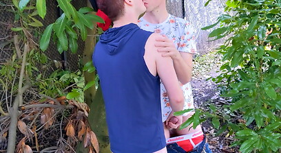 Jarvis Johnson & Sam Hayes Outdoor Jerk-Off, Scene #01