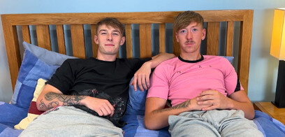 Straight Young Jay Fucks his Best Mate's Tight Hole & Both Lads Uncut Cocks Explode with Cum!