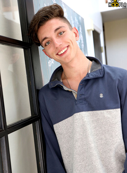 NEW College Twink Jonas Drift Jerks His COCK