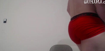 Naughty Buff Boy Shows ASS