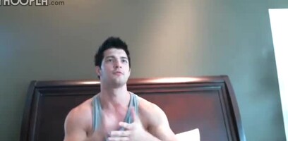 Stunning Jock Shows Hole