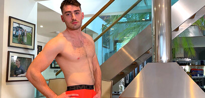 Young Muscular Swimmer Shows off Tight Speedos & Wanks his Big Hard Uncut Cock & Cums!